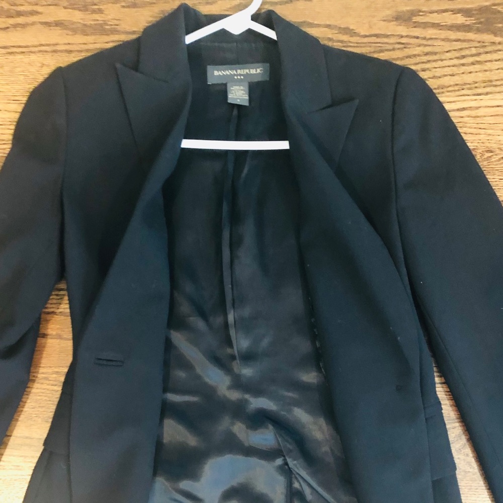 Bogo 50% Banana Republic Wool Blazer - Size 0 - image 4